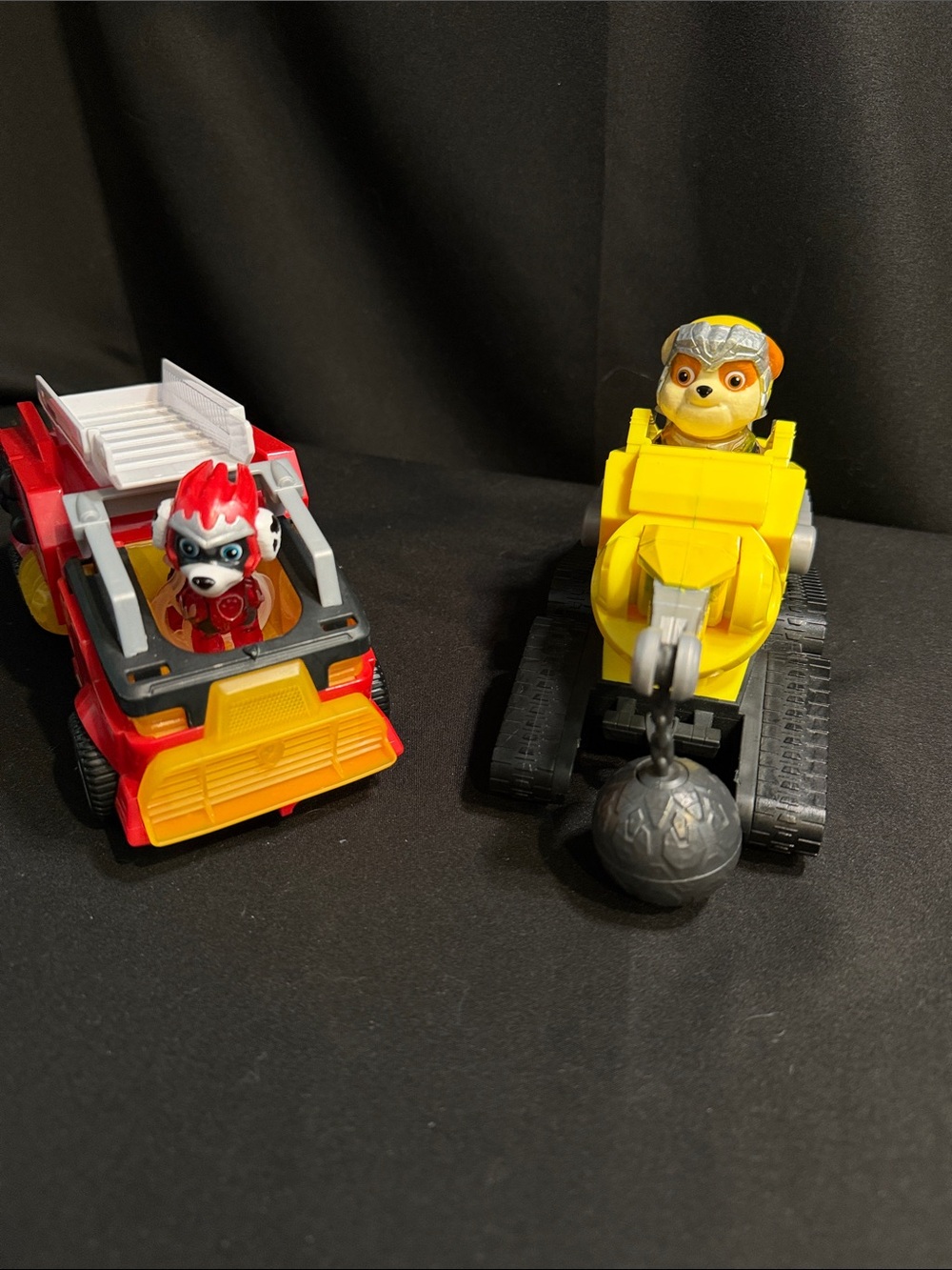 Paw Patrol:The Mighty Movie Marshall’s Firetruck & Rubble’s Construction Vehicle